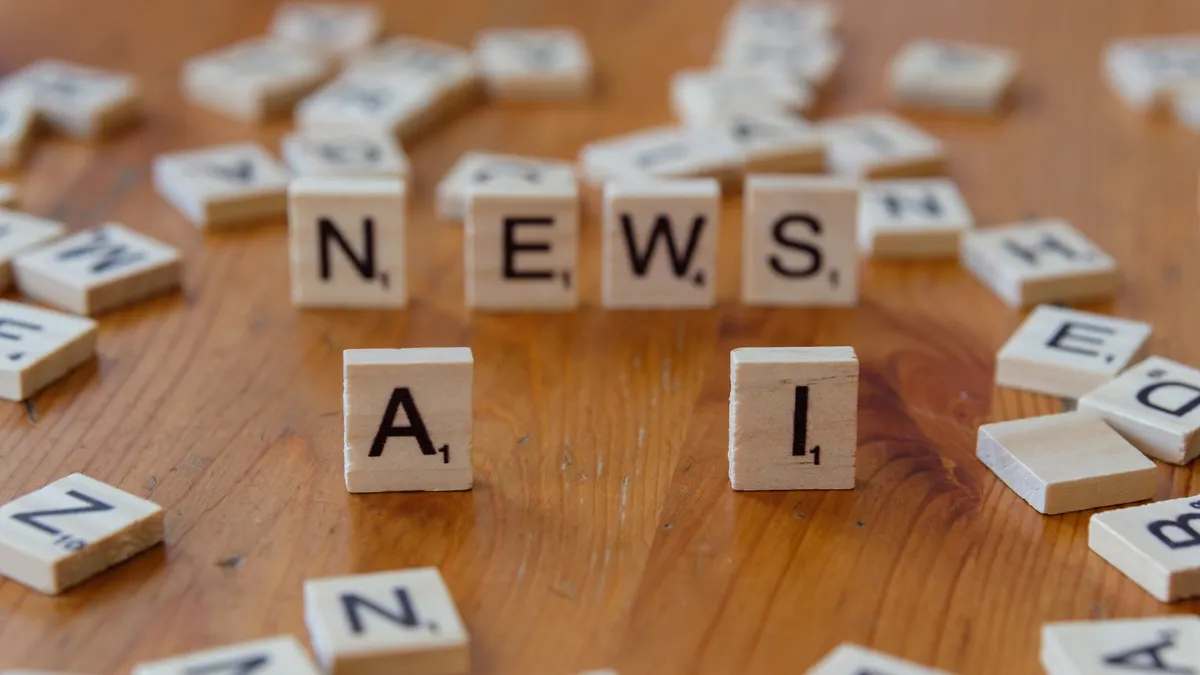 AI Blog Writer vs Human Writer: Which Is Better for Blogging? — AI News Concept with Scrabble Letters